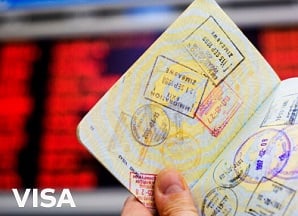 Visa website visuals